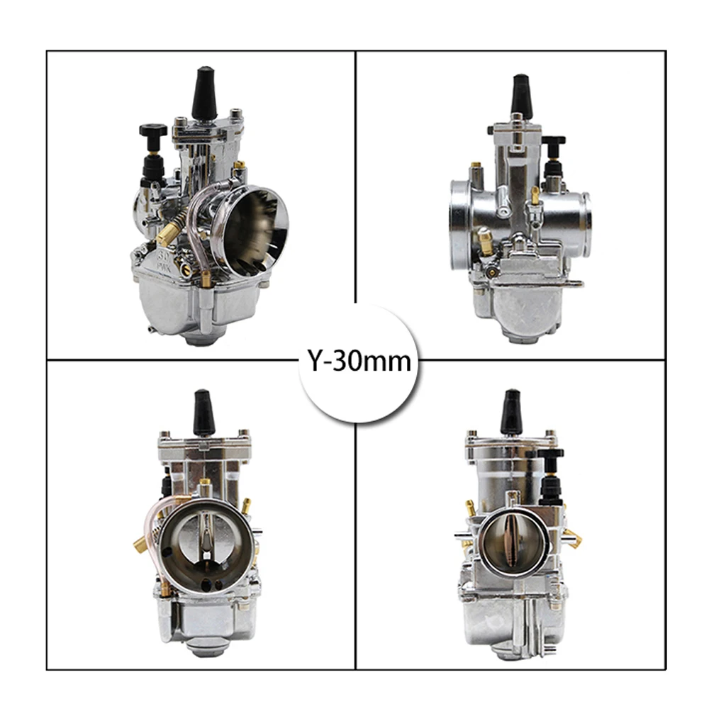 Мотоциклетный карбюратор Alconstar- 28 30 32 34 мм серебристый для гонок с силовым