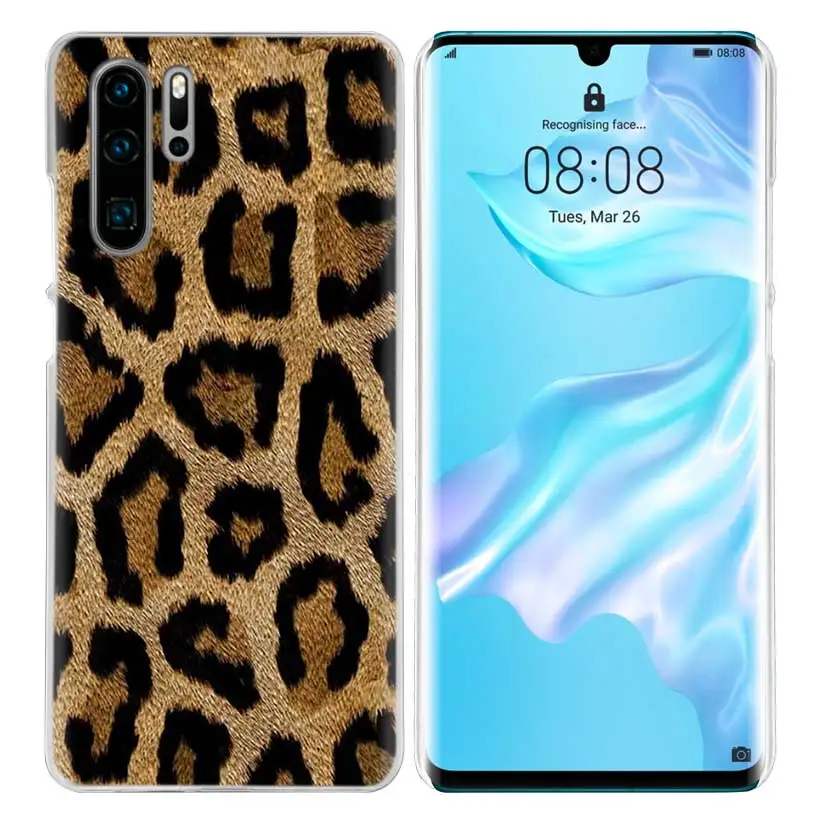 05 Чехол с тигровым леопардовым принтом для huawei P20 P Smart Z Plus P30 P10 P9 P8 mate 10 20 lite Pro Mini, жесткий чехол для телефона из поликарбоната - Цвет: 05