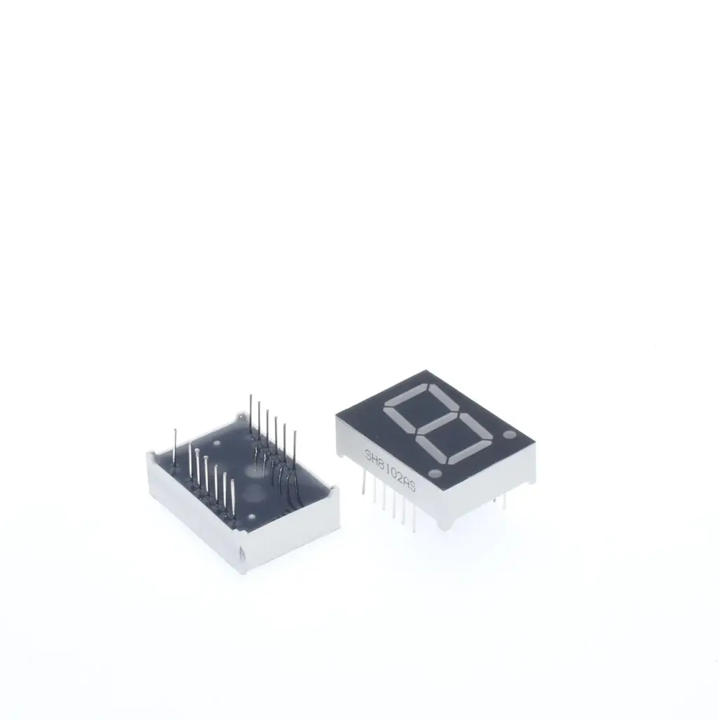 10 шт. Новый и оригинальный 1 бит 0 8 дюйма цифровая трубка светодиодный дисплей