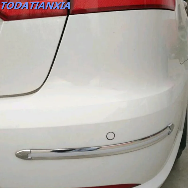 Наклейки для автомобильного бампера Стайлинг автомобильных кромок Peugeot 307 206 308 407