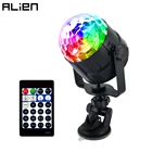 ALIEN RGB 4 Вт 15 цветов USB светодиодный Кристаллический волшебный диско-шар свет DJ вечевечерние автомобиль праздник день рождения звуковая активация сцсветильник ческий световой эффект