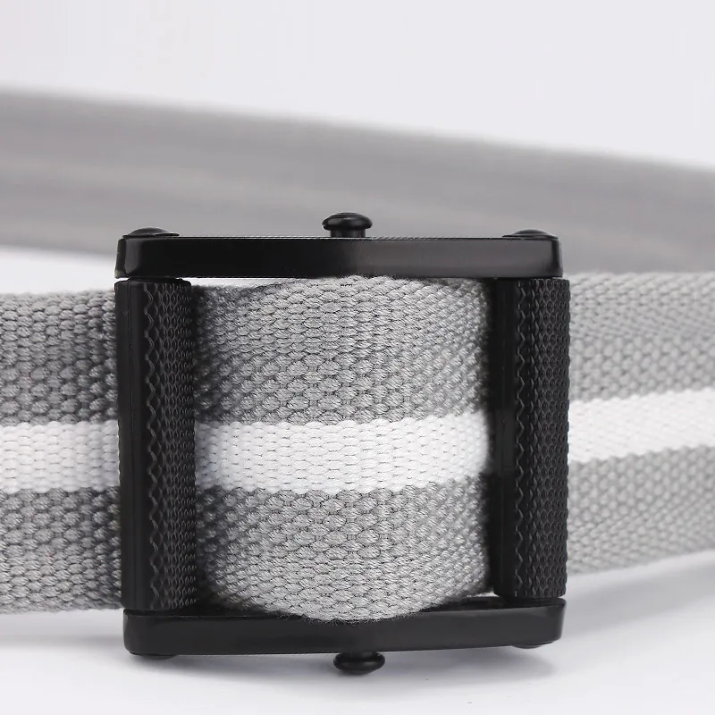 Унисекс поясы cummerbunds Мужской гладкий холщовый ремень пряжка молодой моды джинсы