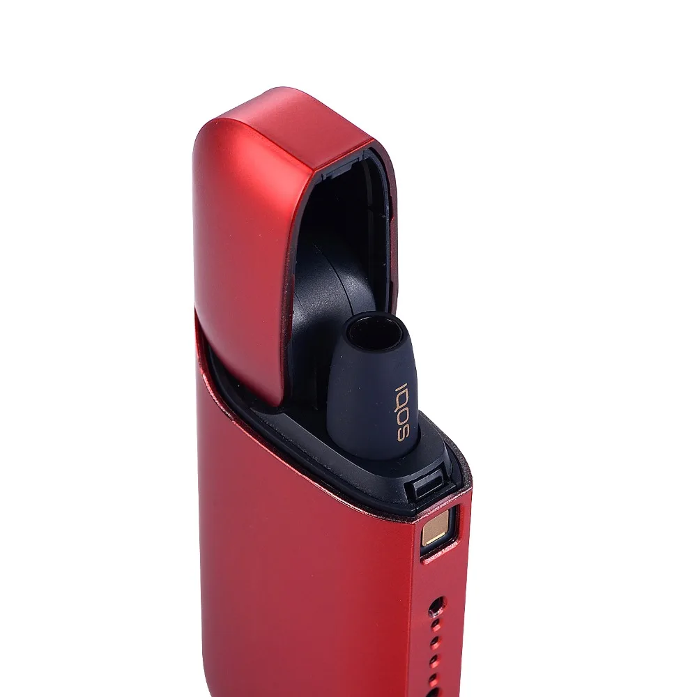 Модный черный красный серебристый чехол из поликарбоната для IQOS электронных