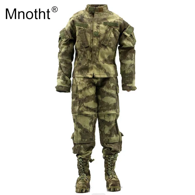 Mnotht 1:6 Мужская одежда для солдат руины Comouflage Sobat костюм пальто брюки модель 12 в