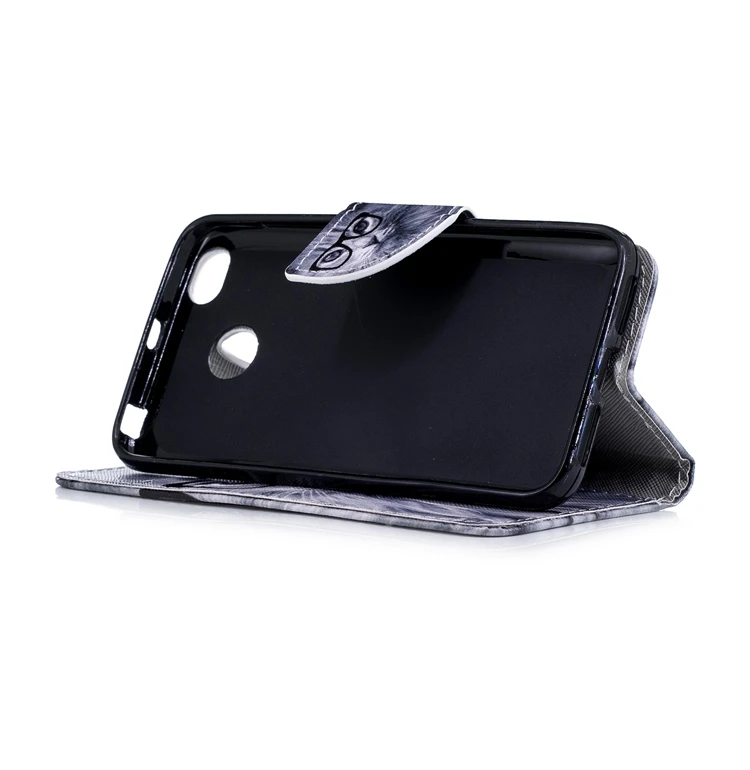 Флип-чехол-книжка для Coque Xiao mi Red mi 4X милый кот Fla mi ngo кожаный бумажник чехол для телефона для Xiaomi Redmi Note 4 4X mi 5X A1 чехол
