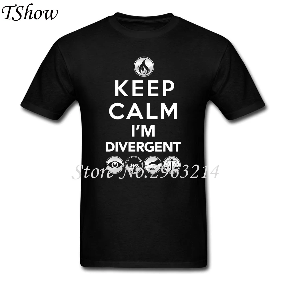 Keep Calm I Am расходящихся футболки Для мужчин Топ дизайнер хип хоп Футболки папа