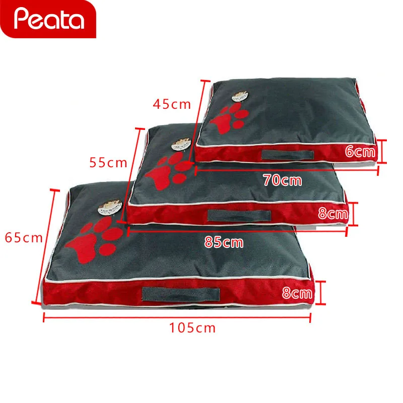 Дышащая водонепроницаемая подстилка для домика собаки больших собак из ткани