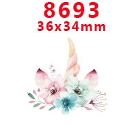 8693 Шт. 30 шт. с героями мультфильмов плоское украшение из смолы PR 8381 - Цвет: 8693