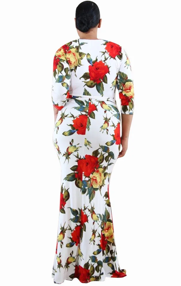 Длинное платье специальное предложение Хлопок чешские Полный ни длиной до пола