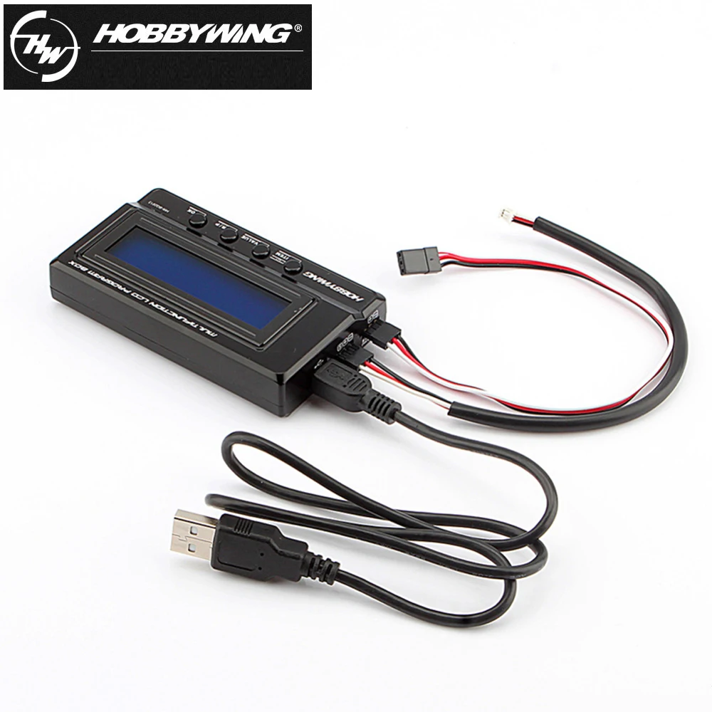 Многофункциональная ЖК программа HOBBYWING 3 в 1 программная карта (встроенный с USB