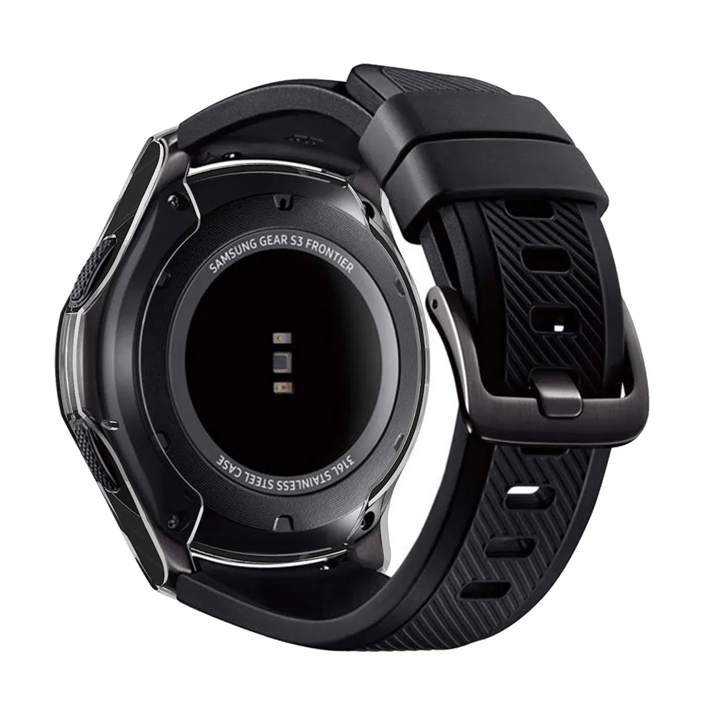 Защитный чехол из ТПУ на 360 градусов для samsung Galaxy Watch 42 мм SM-R810 46 мм gear S3 Frontier защитный чехол
