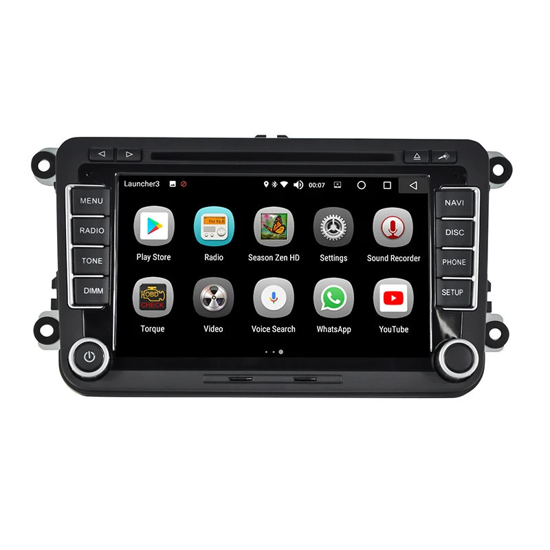 Автомагнитола 2 Din на Android 8 0 мультимедийный DVD плеер с Bluetooth 7 дюймов 4 ГБ/32 ГБ GPS