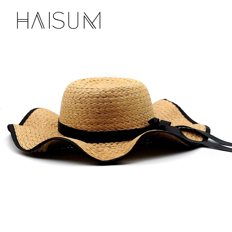 2018 настоящая летняя шапка Sombrero Haisum новая Корейская большая шляпа с полями