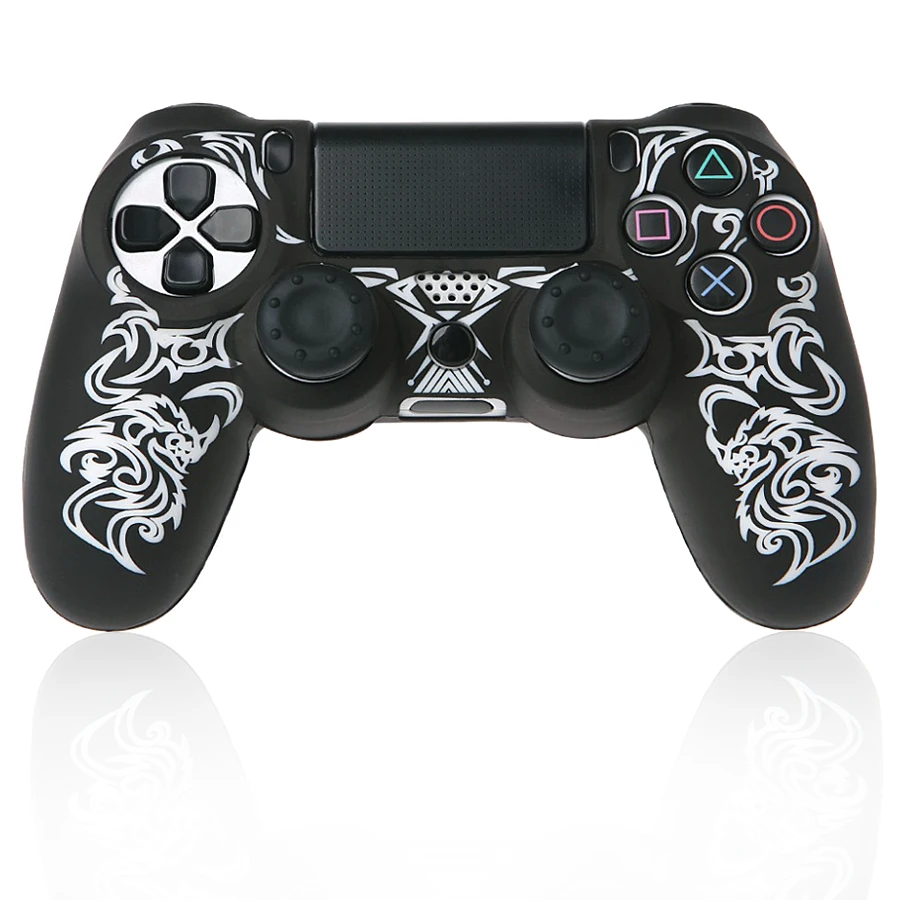 Защитный силиконовый чехол для контроллера PS4/Slim/Pro с рисунком дракона Sony Playstation 4