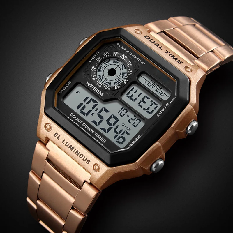 

2019 new fashion luxury men boys stainless steel rose gold watches female limited edition quartz wristwatch relogio masculino