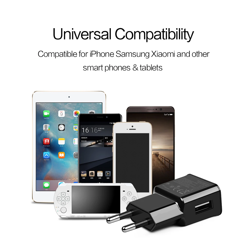 ZRSE 5V 2.4A USB зарядное устройство для iPhone X 8 7 iPad быстрое настенное ЕС адаптер samsung S9