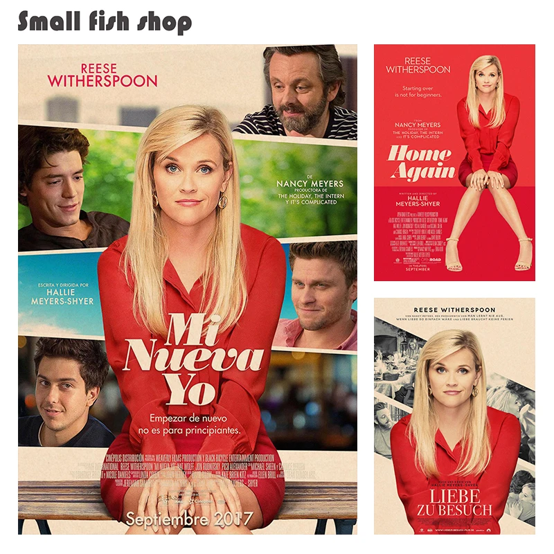 Home Again Furnishing decoration Kraft Movie Poster Drawing core Wall stickers | Дом и сад