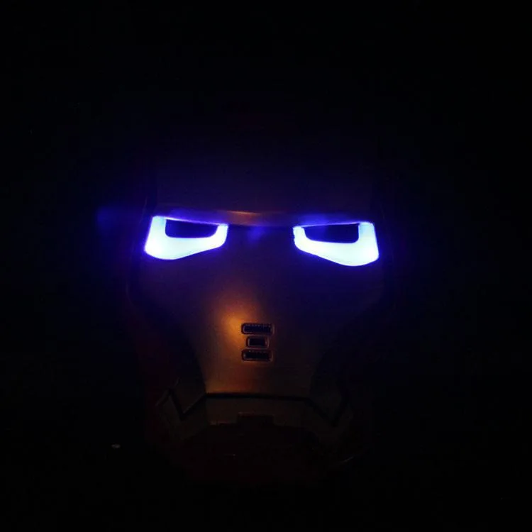 Новинка Лидер продаж Светодиодный светящийся маска супергероя для детей и