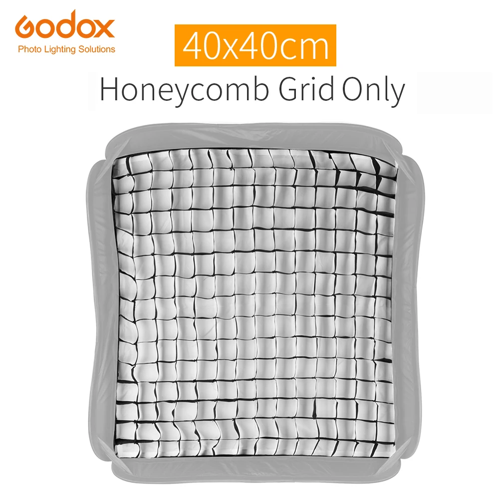 Ячеистая сетка Godox 40x40 см 15 &quotx 15&quot для студийной вспышки S type Speedlite софтбокс
