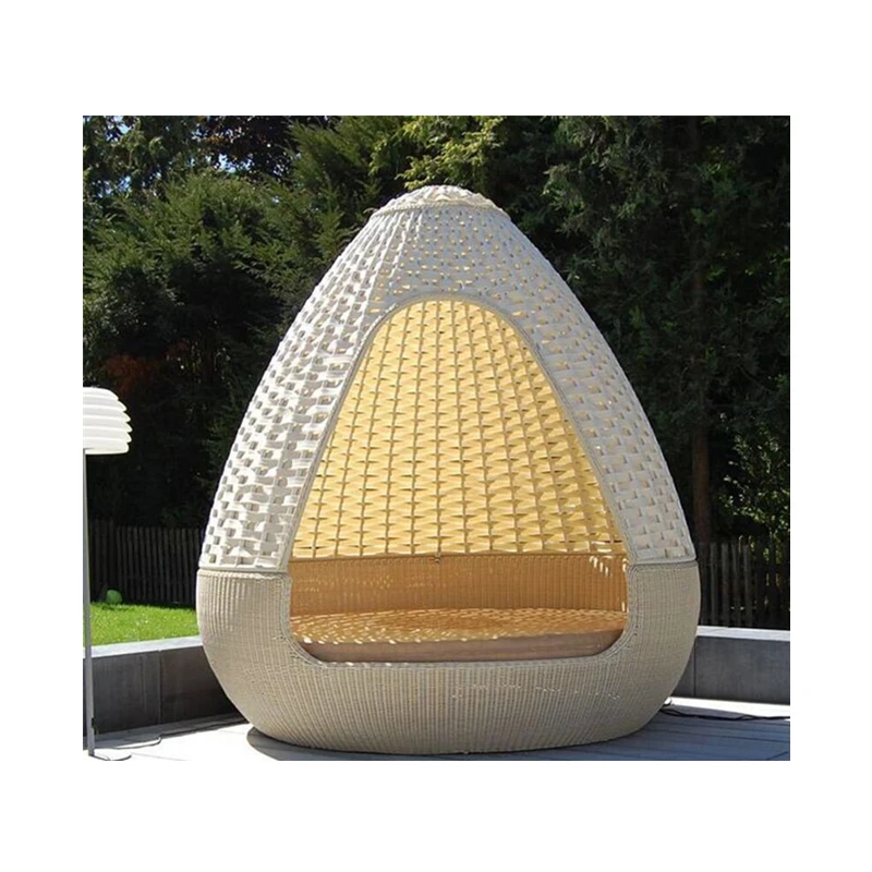 Плетеная кушетка в форме яблока от производителя новейший дизайн уличная