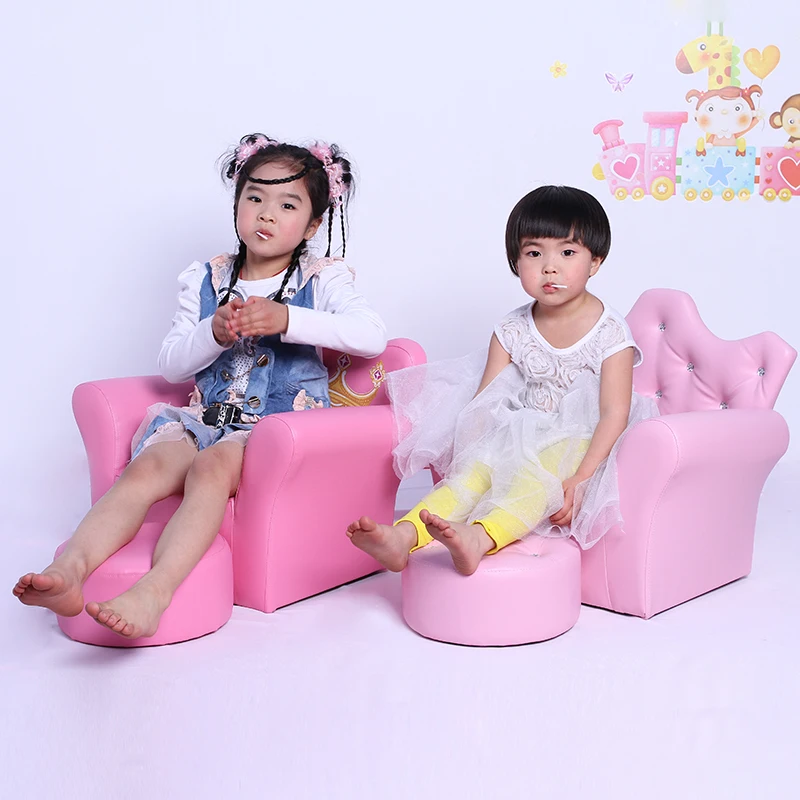 Детские диваны Louis fashion прекрасная Корона детский экологичный стул с ремнем мини