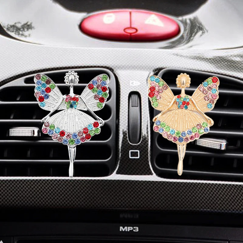 Автомобильные твердые духи освежитель воздуха Алмазный танец девушка