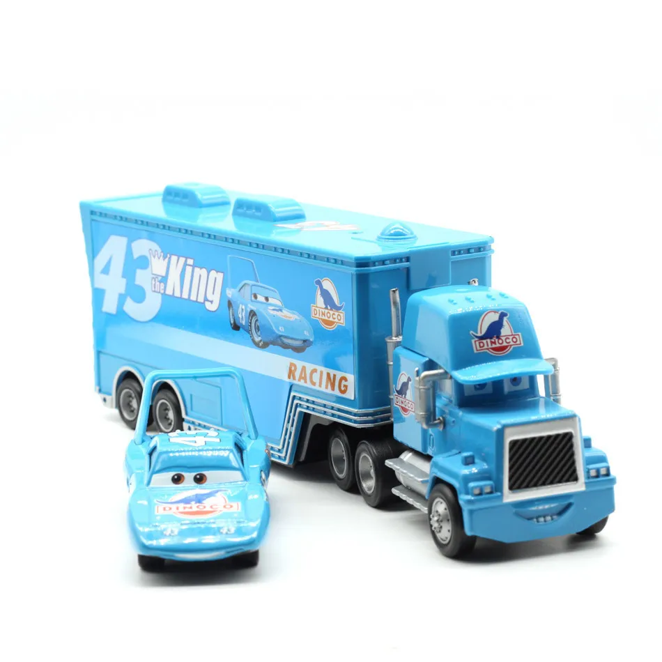Disney Pixar тачки Мак Молния Маккуин гикс Кинг Сказочный Гудсон грузовик игрушечный автомобиль 1:55 Свободный стиль для детей