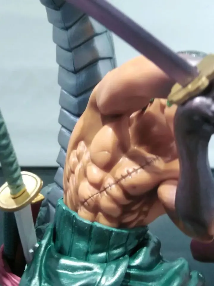 Аниме One Piece GK Roronoa Zoro Dragon Боевая версия. ПВХ экшн-фигурки коллекционные модели