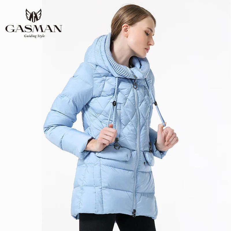 2019 открытое теплое пальто Средней Длинны Модный зимний Женский Пуховик с