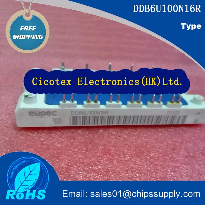 DDB6U100N16R MOD DIODE BRIDGE ECONO2-3 MODULE IGBT 6U100 | Integrated Circuits