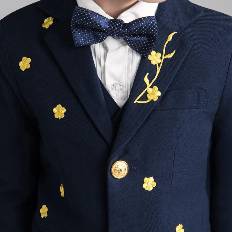 Детский маленький костюм для мальчика комплект из 5 предметов: куртка + штаны