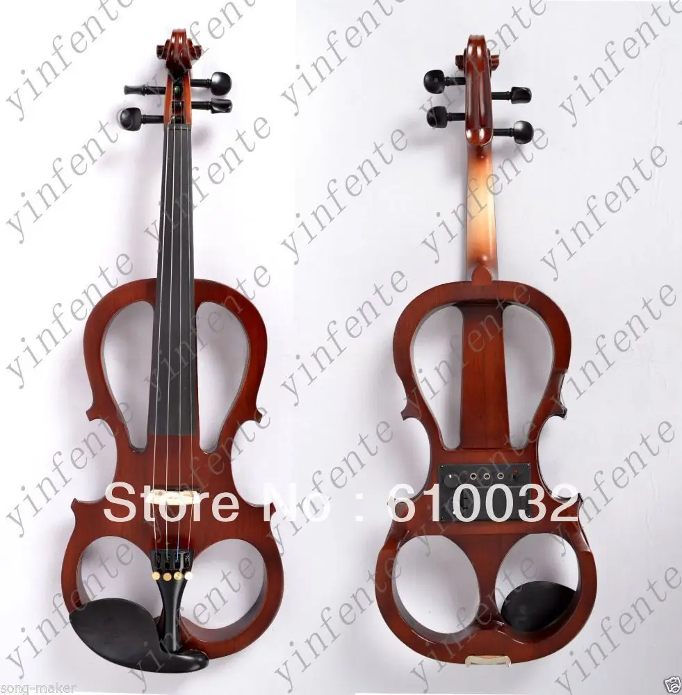 

New 4 string 15.5'' Electric Viola Silent Solid Wood Body Powerful Sound Case Bow