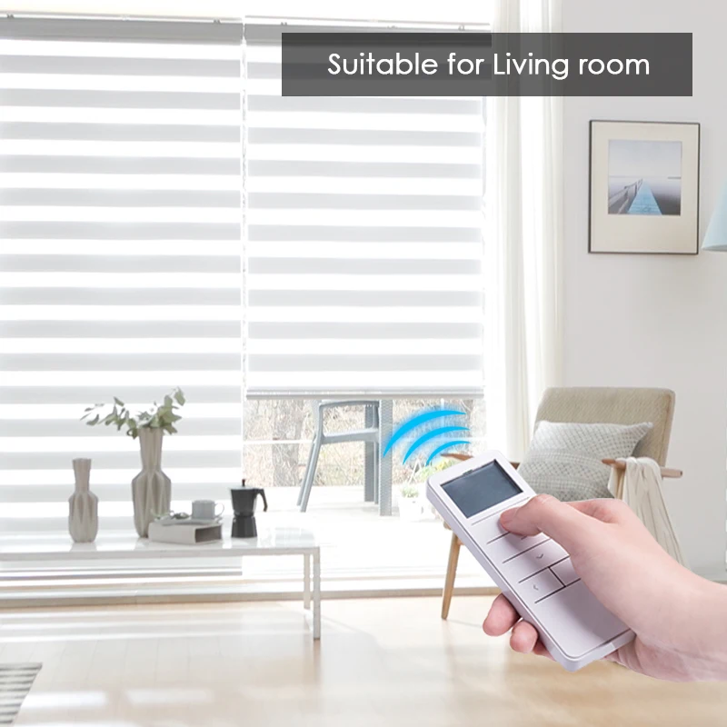 Электрические жалюзи Zebra беспроводные шторы с электроприводом на батарейках для