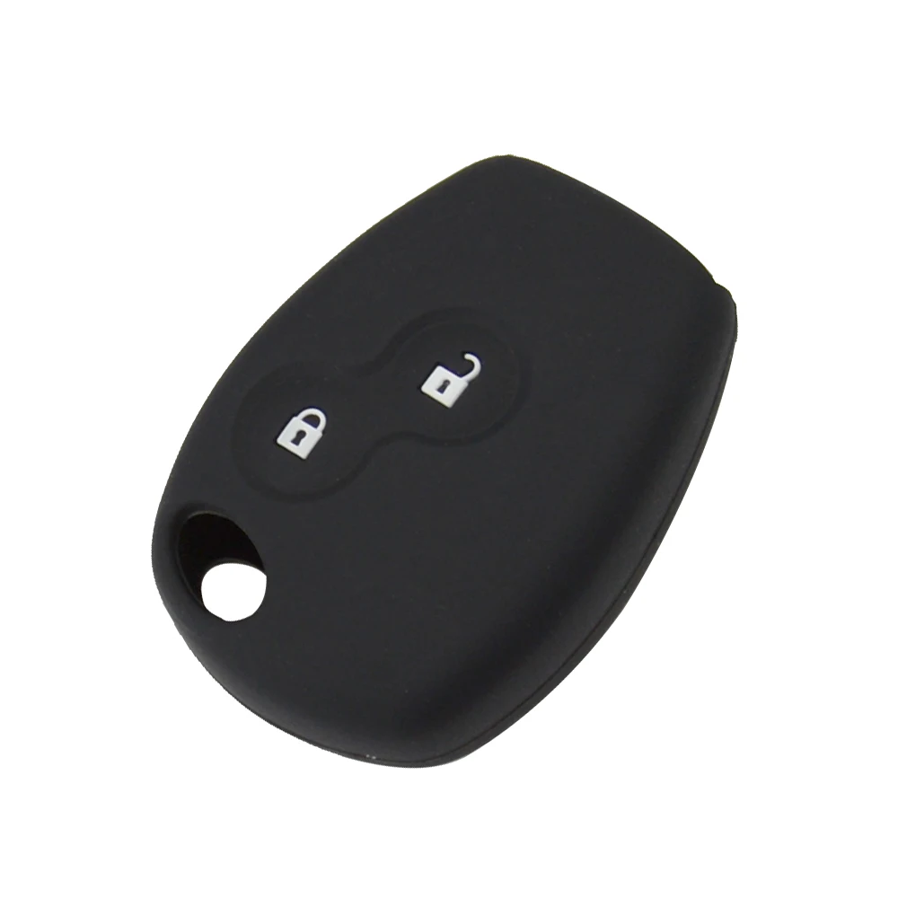 OkeyTech силиконовый чехол для ключей от машины с 2 кнопками Renault Kangoo DACIA Scenic Megane Sandero