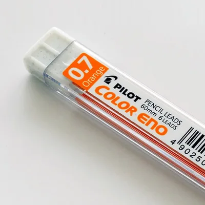 refill orange 1 шт. японский пилот 0,7 мм стираемая ручка карамельного цвета карандаш механический карандаш для школы и офиса канцелярские принадлежности kawaii - Цвет: refill orange