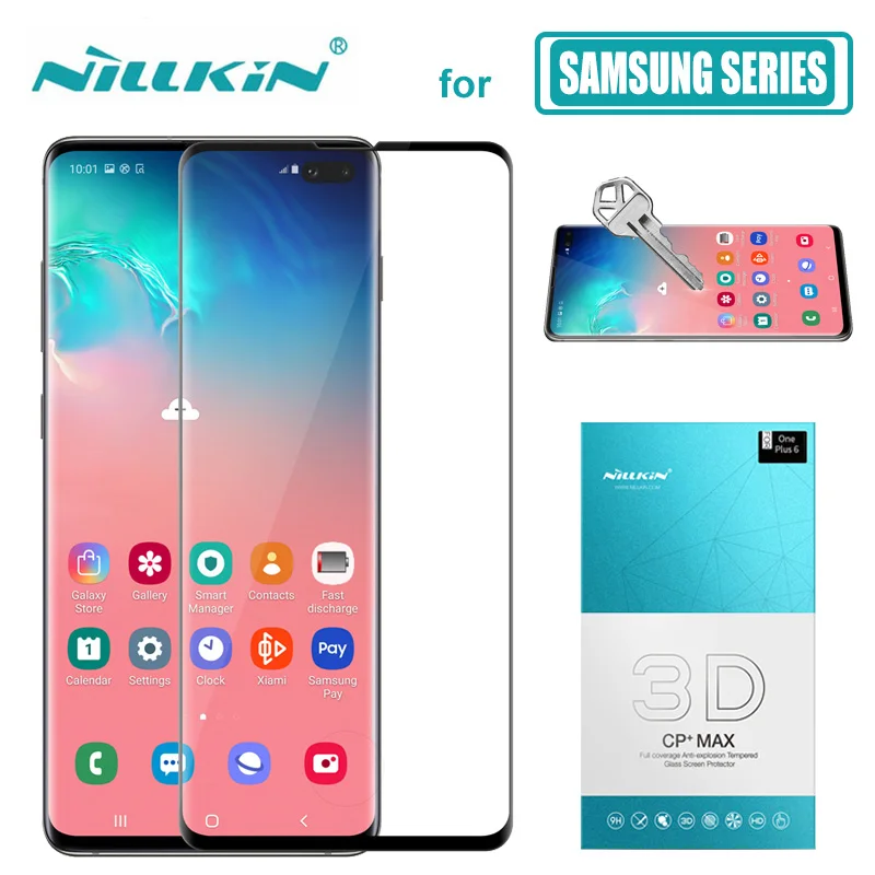 Для Samsung Galaxy S20 Ultra S10 S8 S9 Plus S10E Nillkin 3D полное покрытие закаленное стекло Защита