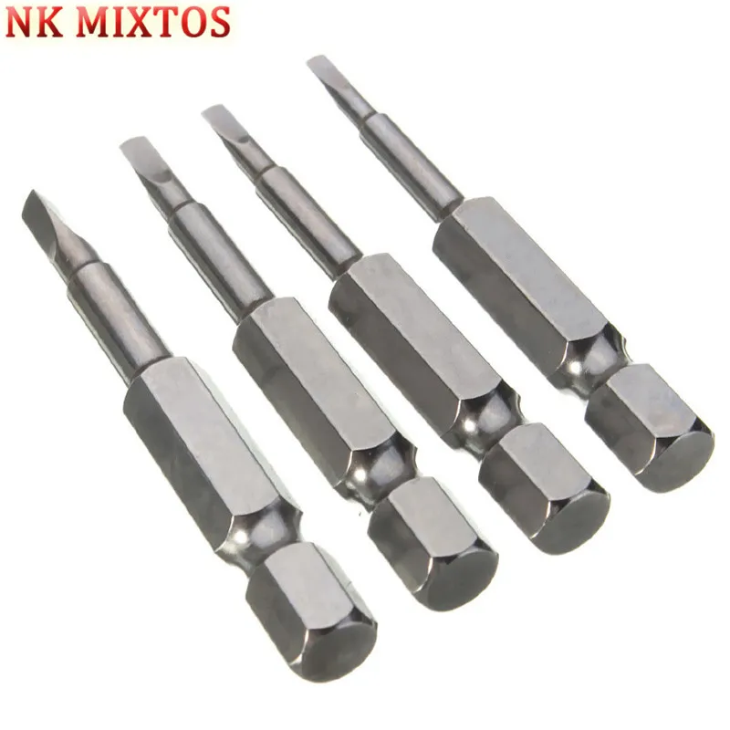 NK MIXTOS Лидер продаж 4 шт./компл. 1/4 &quotx 50 мм шестигранный хвостовик Магнитный