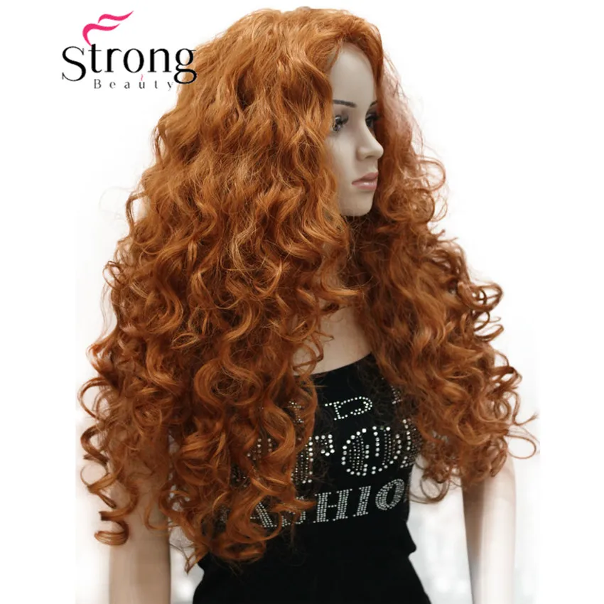 

StrongBeauty Thick Long Layers Curls no Part Full Synthetic Wig Women's Wigs COLOUR CHOICES
