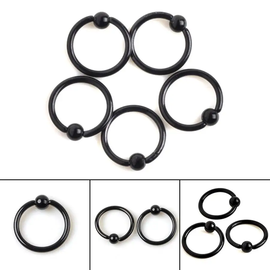 10 шт./лот нержавеющая сталь спираль из нержавеющей стали шар губы язык Лабрет