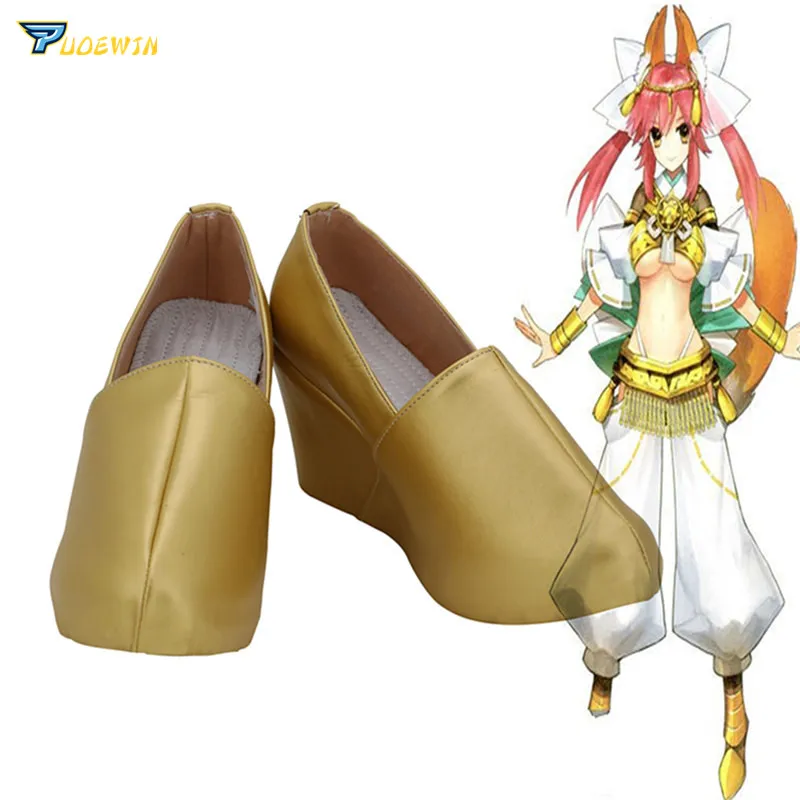 

FGO Fate Grand Order Tamamo no Mae Cosplay Shoes Custom Made Boots
