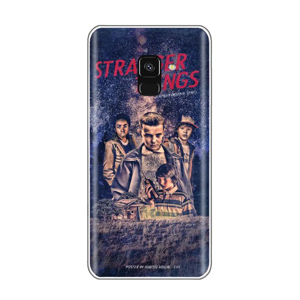 Странные Вещи ТВ Логотип ABC run Бисер для украшения для samsung S7 S6 edge S9 S8 S9 Plus A3 A5 A7Soft TPU чехол для A6 Plus