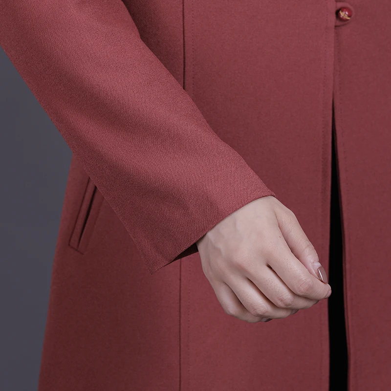 2018 Free Shipping Spring Autumn New Women Work Wear Fashion Coat Long Sleeved Slim Ladies Temperament Mid Old Age Clothes | Женская
