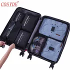 Дорожная сумка на молнии, для обуви, одежды, 7 шт.компл., водонепроницаемая, органайзер для одежды