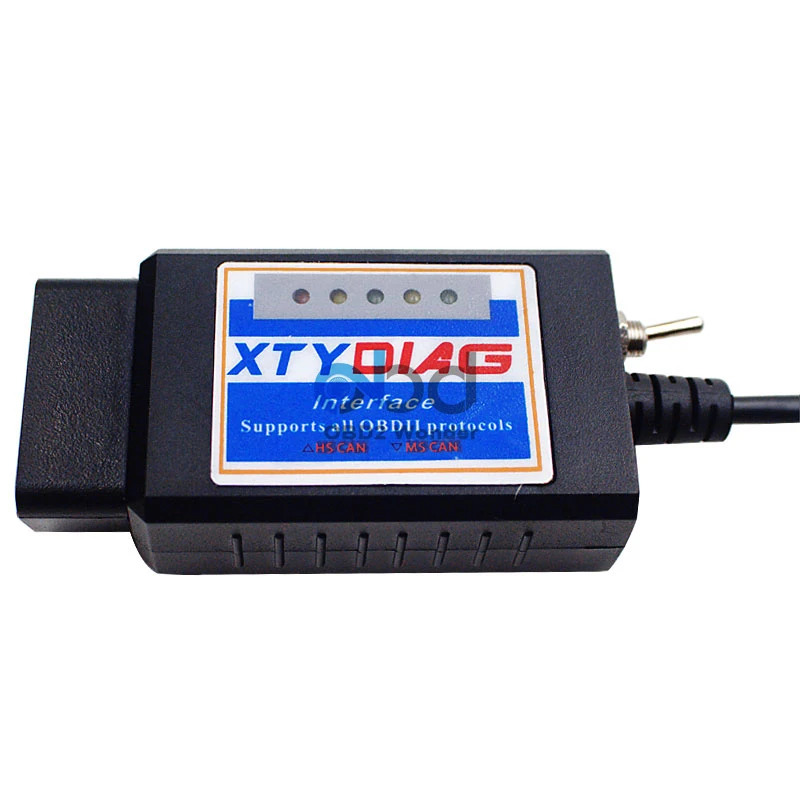 HS MS elm327 Usb переключатель V1.5 PIC18F25K80 OBDII диагностический сканер Elm 327 для автомобилей 2006 до с Pic18f25k80 CH340 чип