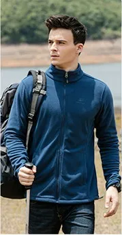 Man Iron Blue Tectop качественная уличная тонкая женская флисовая куртка мужская теплая ветрозащитная теплая куртка на молнии альпинистская походная зимняя куртка для отдыха - Цвет: Man Iron Blue