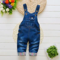 autumn spring baby trousers boys denim overalls infant cotton cute jeans kids boys girls bib pants trousers