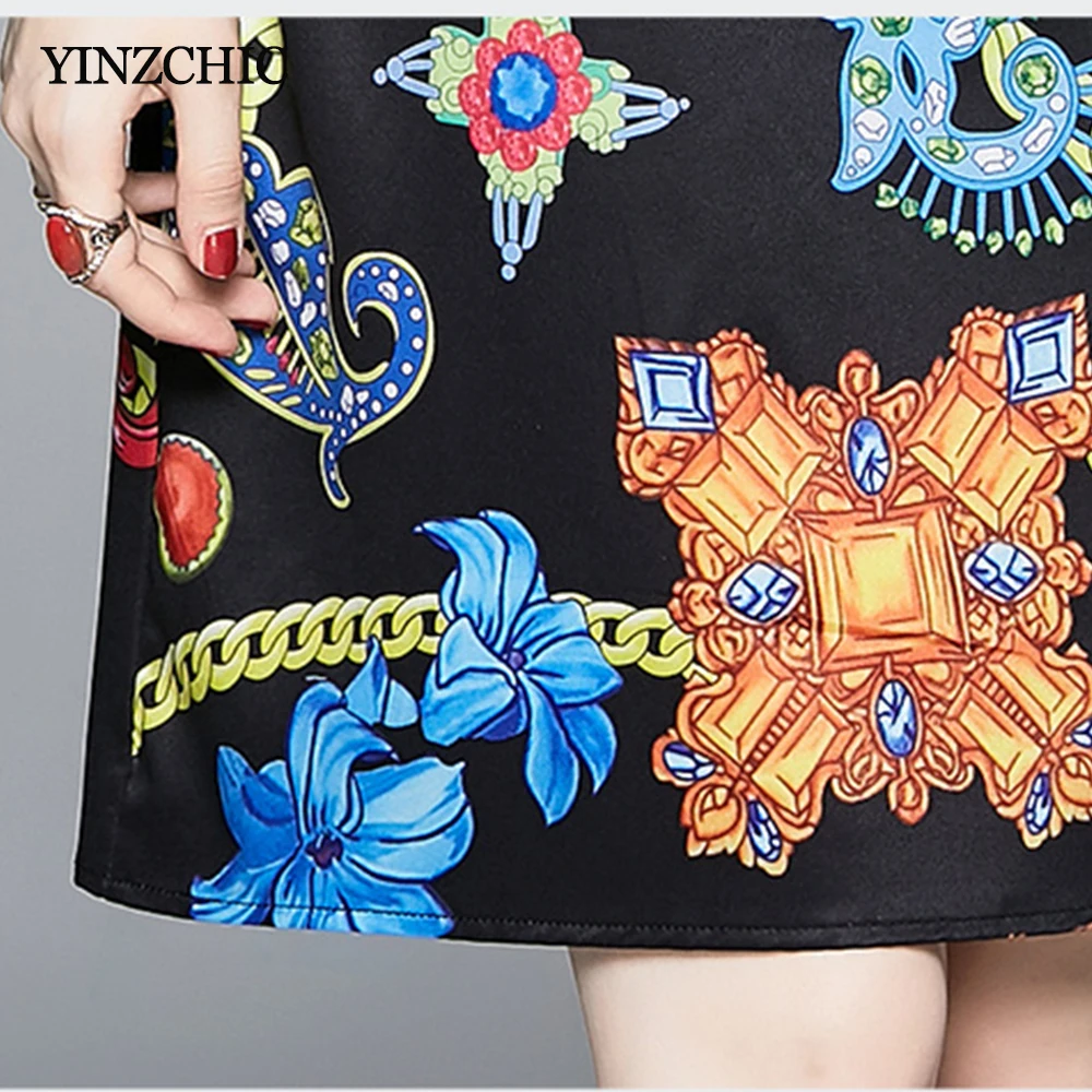 

Summer Woman Printed Mid Dress O-neck Ladies Vintage Straight Dresses Sleeveless Ladies Party Dress OL Knee-length Dress