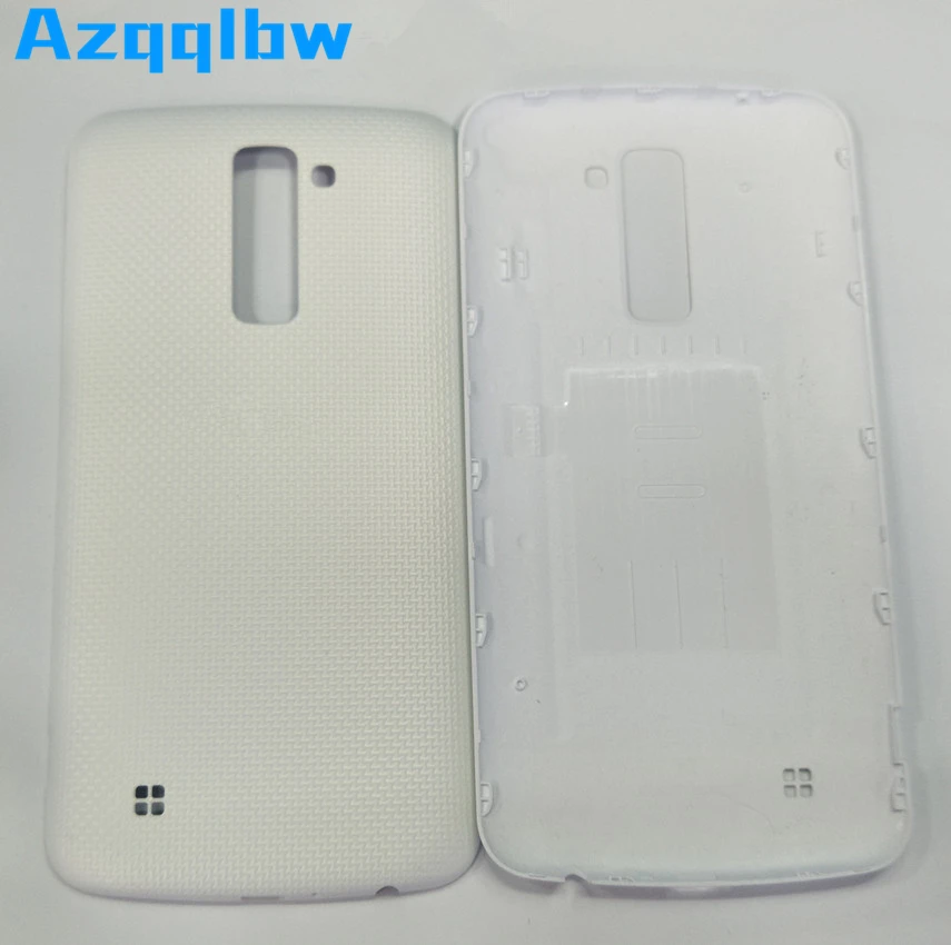 Azqqlbw для LG K10 крышка батареи чехол задняя дверь черный/белый/синий/золото с nfc/без