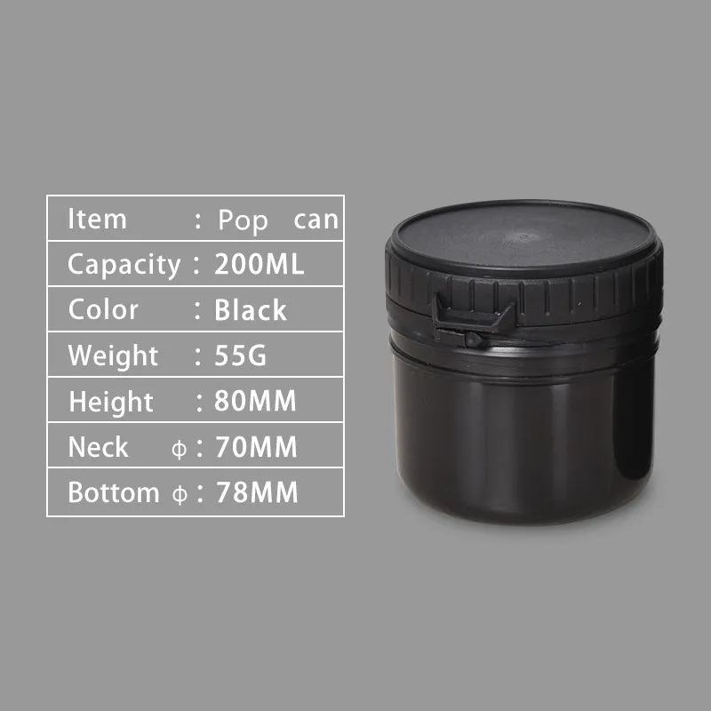 200ML-2 150 мл/200 мл/300 мл/500 мл/600 мл/1000 мл пластиковые банки для хранения кухни злаковое зерно контейнер для риса пищевой материал - Цвет: 200ML-2