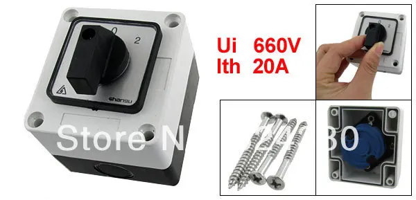LW28 20/2 660V 20A три 3 posttion универсальная поворотная камера комбинированная станция